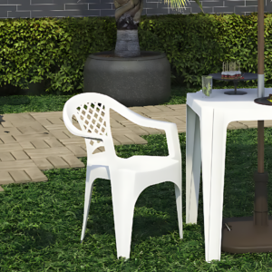 Cadeira De Plástico Branco Reforçado Iguape Tramontina 154kg Festa Eventos Jardim Bar Igreja Cozinha Piscina Multiuso