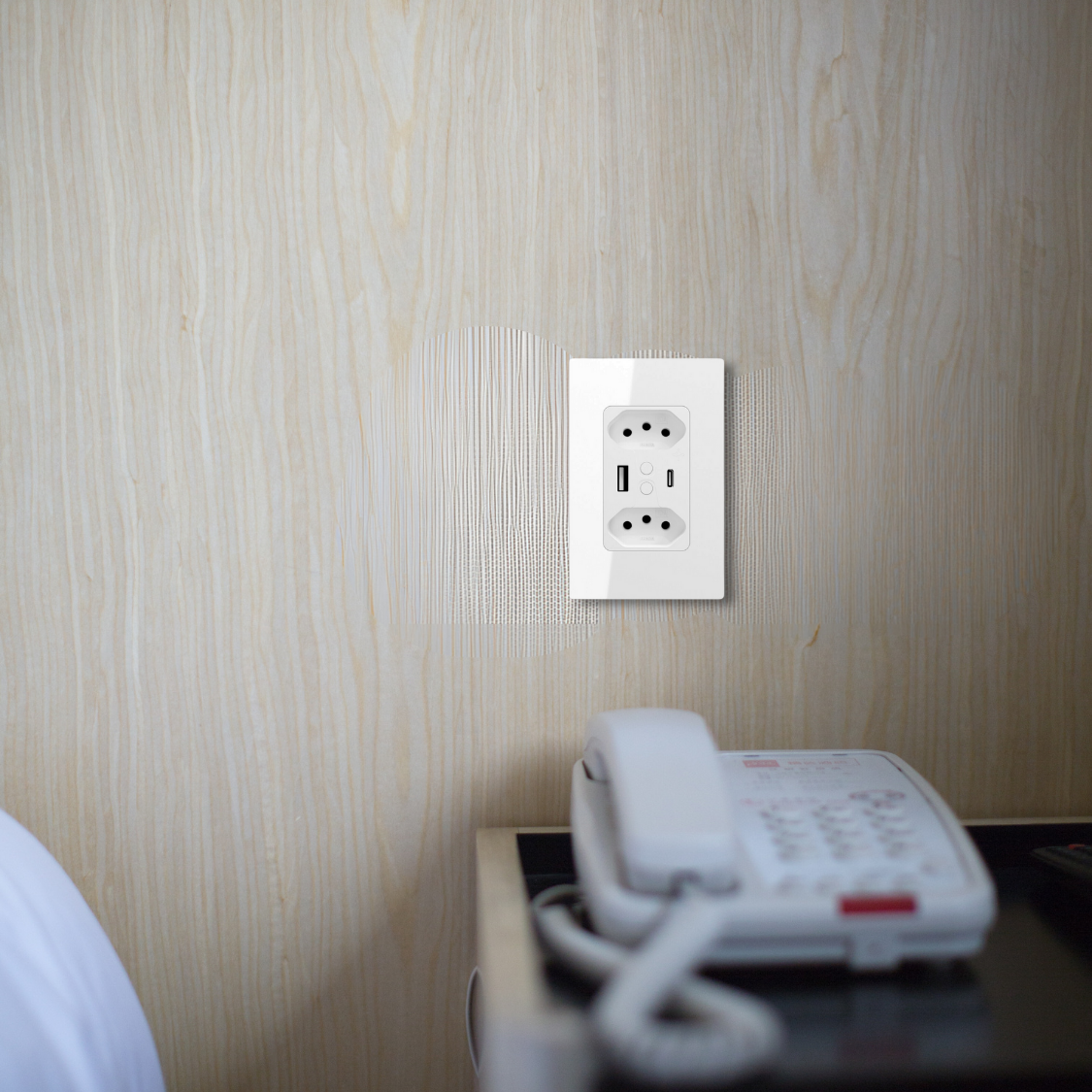 Tomada Dupla Inteligente 2 Usb Wifi 10A+10A 1C Ekaza Indicador Invisível Universal Embutir Multifuncional EKAC-T217WB - Image 4