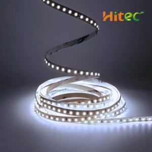 Fita LED 6500K Luz Branco Frio Hitec 12V 5M 120 Leds Por Metro Iluminação Moderna Sofisticado Salas Quartos Casas Comérc