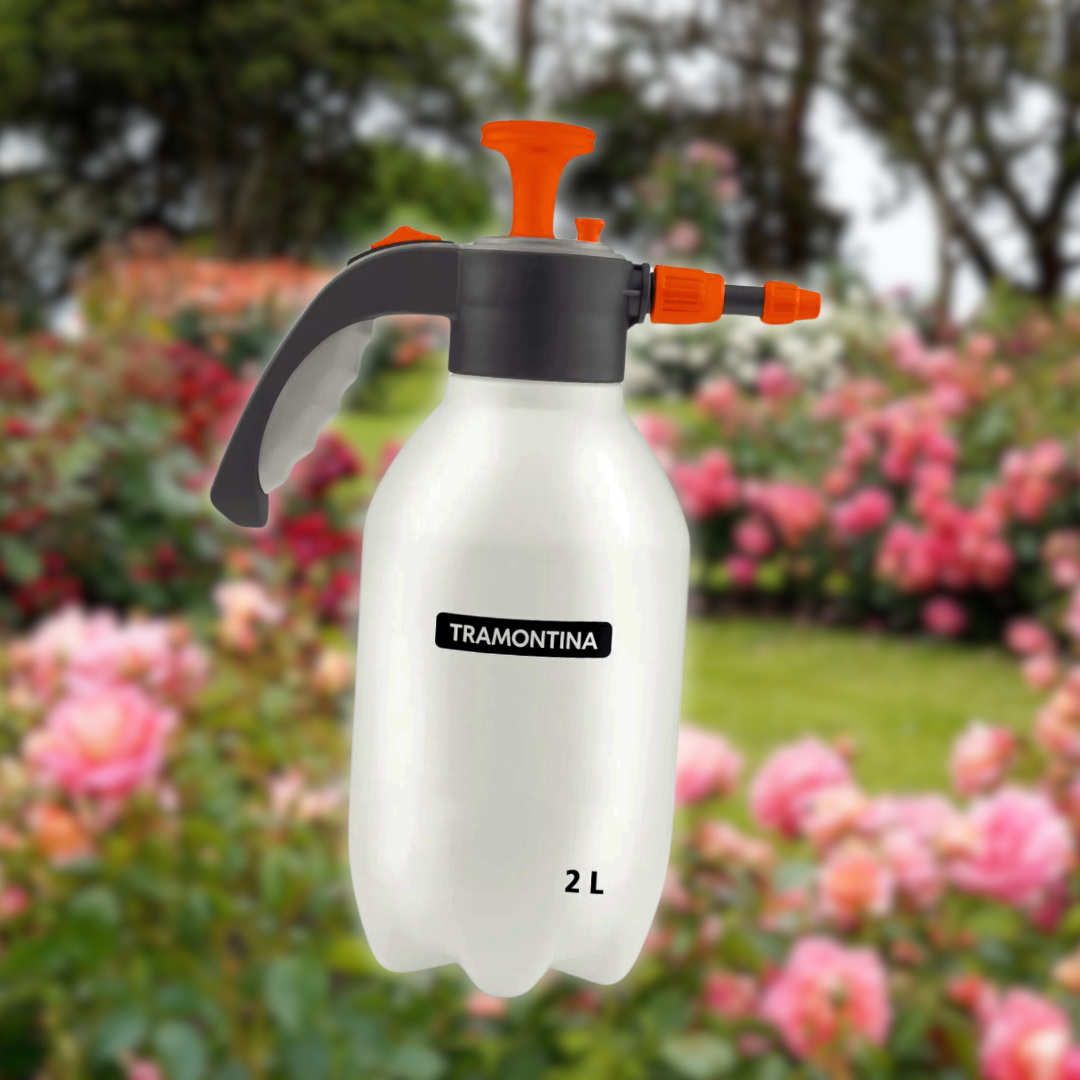 Pulverizador De Plástico 2L Tramontina Manual Com Bomba De Compressão Jato Regulável Pulverização Contínua - Image 6