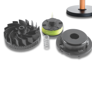 Kit Para Aparador De Grama Tramontina Carretel + Porta + Tampa Carretel + Mola Para Aparadores De Grama Jardim