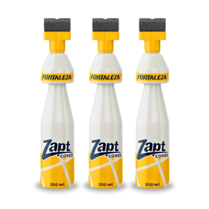 Kit 3 Tinta Rejunte Zapt Branco Fortaleza 200ml Prático Alta Cobertura Piso Parede Cerâmica Porcelanato Banheiro Cozinha