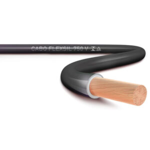 Cabo Fio Eletrico Flex Sil Rolo 100M 6mm 750V Várias Cores Instalações Elétricas Empresas Luz Iluminação