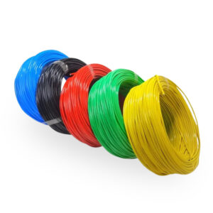 Cabo Fio Eletrico Flex Sil Rolo 100M 1,5mm 750V Flexível Várias Cores Instalações Elétricas Empresas Luz Iluminação