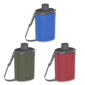 Cantil Térmico Squeeze Garrafa 1L Soprano Safari Alça Água Camping Resistente Reforçado Trilha Azul Verde Vermelho